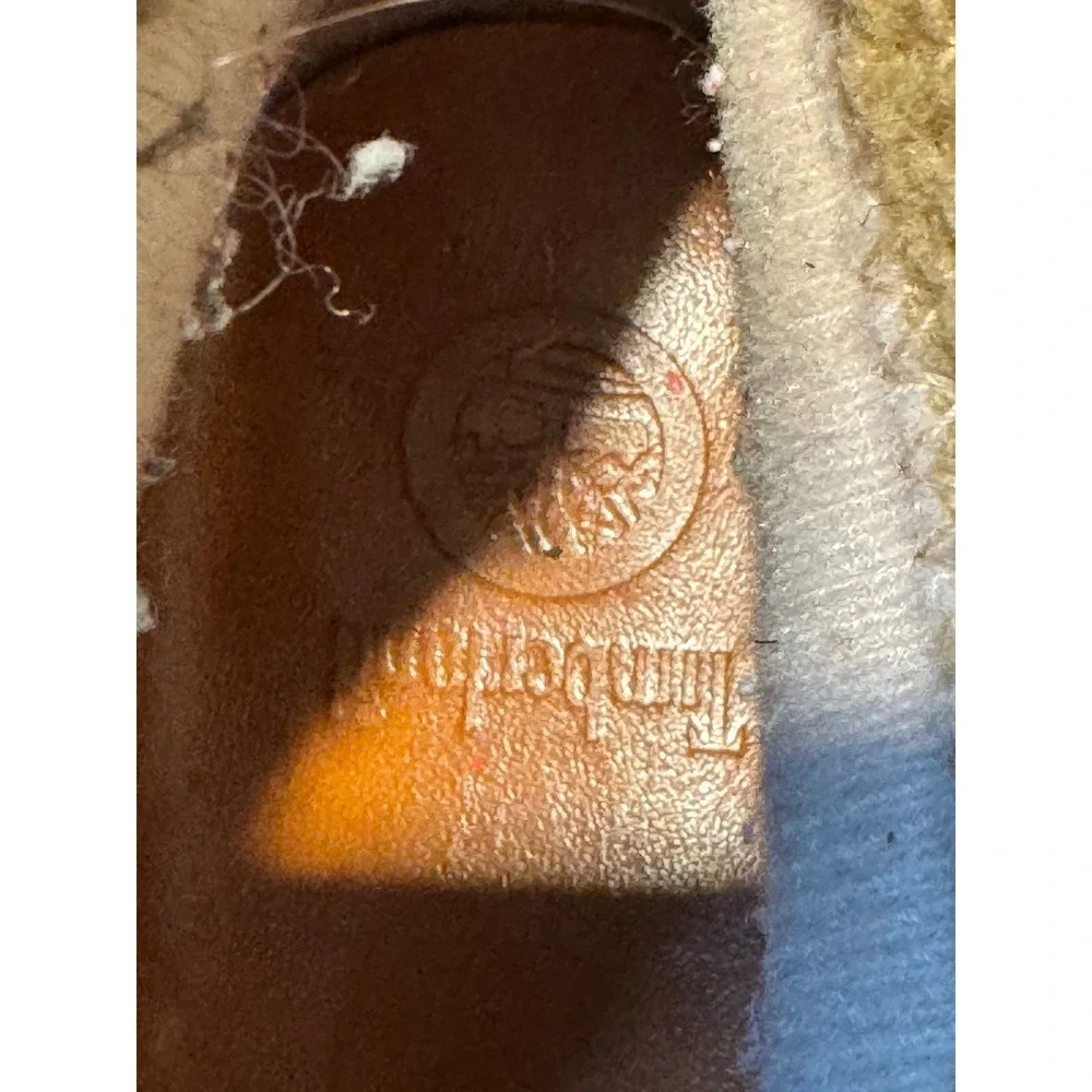 Timberland girls Shearling Lined Lace Up Boots Brown‎ Leather Winter Hiking 4